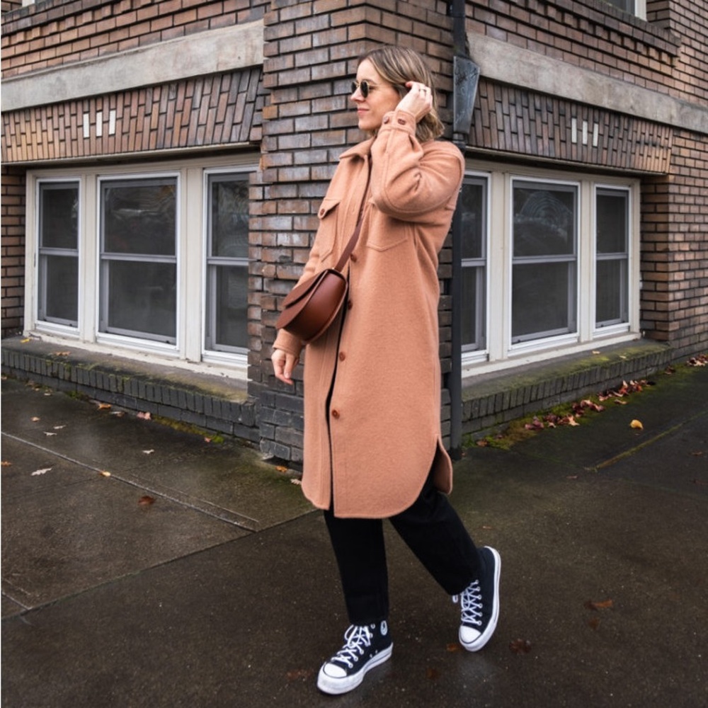 Ganna Long Shirt Jacket, Aritzia, Wilfred Free